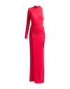 Elisabetta Franchi Red Carpet Woman Maxi Dress Red Size 4 Viscose, Elastane In Red