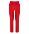 Elisabetta Franchi Slits Cropped Crepe Trousers