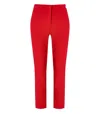 Elisabetta Franchi Slits Cropped Crepe Trousers