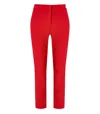 Elisabetta Franchi Red Passion Pants In Red