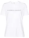 Elisabetta Franchi Rhinestone-embellished Crewneck T-shirt In White