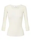 Elisabetta Franchi Ribbed Chain Knit Top In Multi