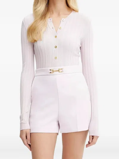 Elisabetta Franchi Ribbed-knit Buttoned Cardigan