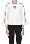Elisabetta Franchi Ribbed Knit Pullover In White