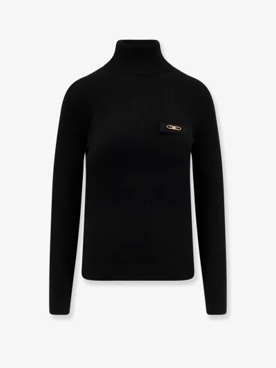 ELISABETTA FRANCHI RIBBED TURTLENECK