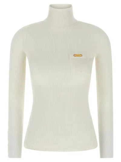 ELISABETTA FRANCHI ELISABETTA FRANCHI RIBBED TURTLENECK SWEATER