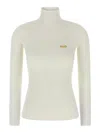 Elisabetta Franchi Ribbed Turtleneck Sweater In Pattern