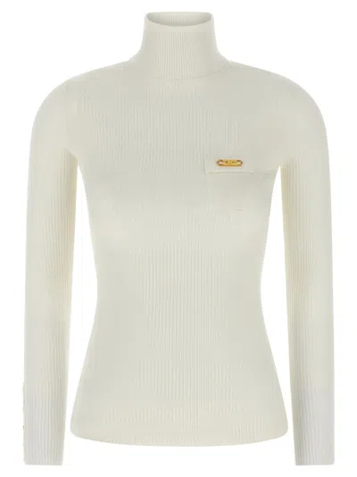 ELISABETTA FRANCHI ELISABETTA FRANCHI RIBBED TURTLENECK SWEATER