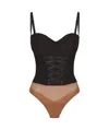 Elisabetta Franchi Women's Crãªpe Bodysuit In Black