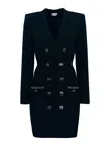Elisabetta Franchi Dress  Woman Color Black In Blue