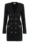 Elisabetta Franchi Robe Manteau In Black