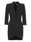 Elisabetta Franchi Mini Dress In Black