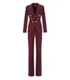 Elisabetta Franchi Rouge Noir Suit In Burgundy