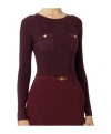 Elisabetta Franchi Round Neck Sweater In Black