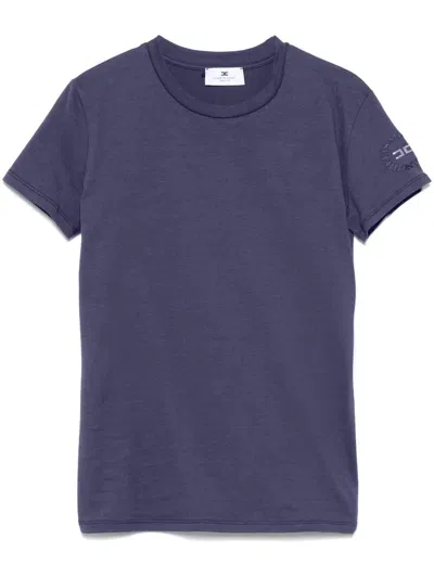 ELISABETTA FRANCHI ELISABETTA FRANCHI RUBBERISED-LOGO T-SHIRT