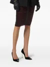 Elisabetta Franchi Ruched Pencil Skirt