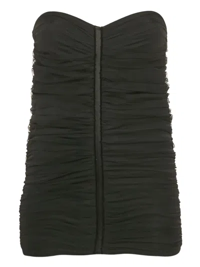 Pre-owned Elisabetta Franchi Ruched Strapless Top