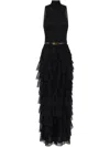 Elisabetta Franchi Dress In Black