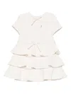 Elisabetta Franchi Ruffled Bow-embellished Dress In White