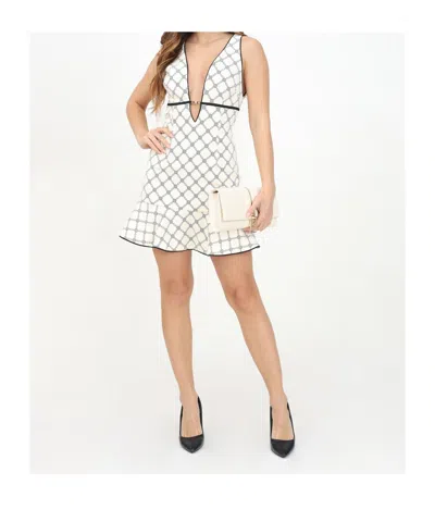 Elisabetta Franchi Ruffled Dress In Nude