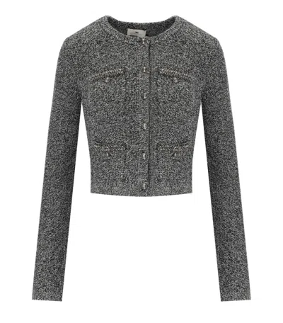 ELISABETTA FRANCHI ELISABETTA FRANCHI SALEPEPE BOUCLÉ CARDIGAN
