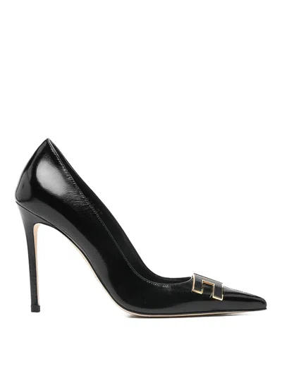 Elisabetta Franchi Sandals In Black