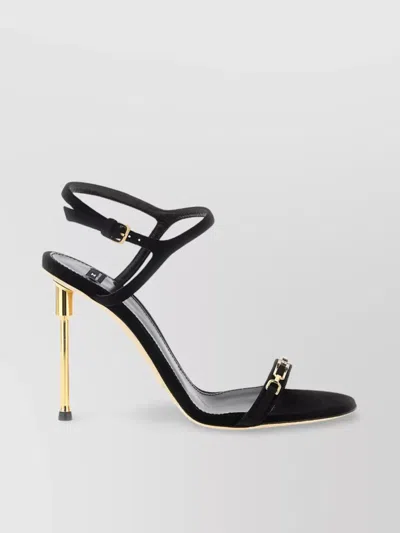 Elisabetta Franchi Sandals Heel Detail Embellished