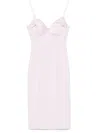 Elisabetta Franchi Fitted Midi Dress In Pink