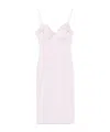 Elisabetta Franchi Fitted Midi Dress In White