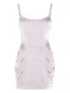 Elisabetta Franchi Light Pink Mini Dress In Rosa