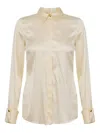 Elisabetta Franchi Stylish And Versatile Shirt In Nude