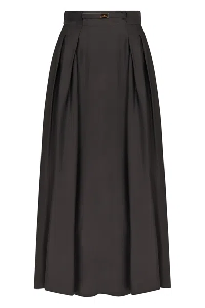 ELISABETTA FRANCHI SATIN SKIRT