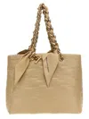 ELISABETTA FRANCHI ELISABETTA FRANCHI SCARF CHAINED LARGE TOTE BAG