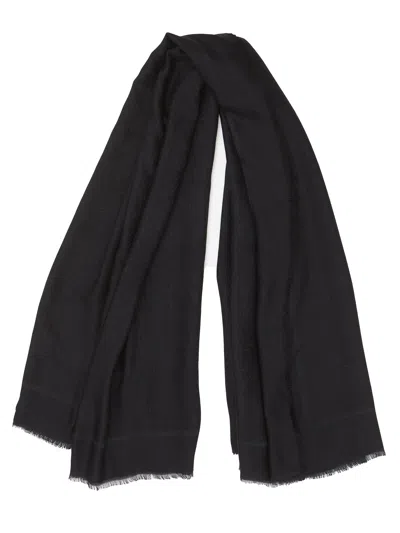 Elisabetta Franchi Scarf  In Viscose Lettering In Black