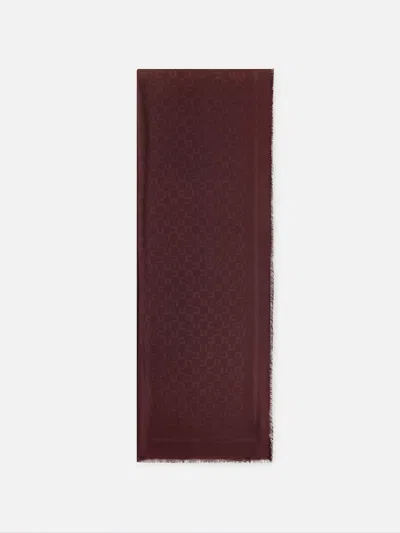 ELISABETTA FRANCHI ELISABETTA FRANCHI SCARF WITH LOGO PATTERN