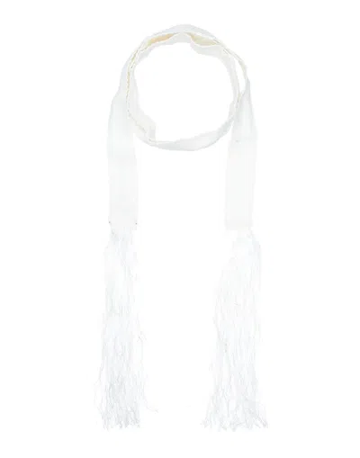 Elisabetta Franchi Scarves In White