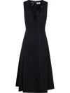 Elisabetta Franchi Midi Dress In Black