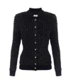 Elisabetta Franchi Knitwear With Collared Design And Long Sleeves In Black