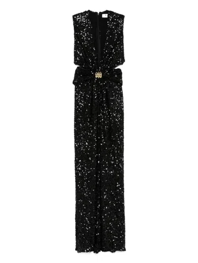 ELISABETTA FRANCHI SEQUIN-EMBELLISHED GOWN