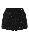Elisabetta Franchi Sequin Embellished Shorts In Black