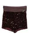 Elisabetta Franchi Sequin-embellished Shorts In Multi