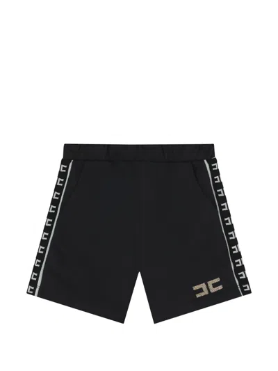 Elisabetta Franchi Kids' Sequin-embellishment Shorts In Black