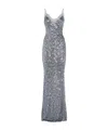 Elisabetta Franchi Knee Length Dress Featuring Bow Detail In Light Blue
