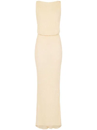 ELISABETTA FRANCHI SEQUINNED GOWN