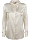 Elisabetta Franchi Long-sleeved Glossy Shirt