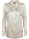 Elisabetta Franchi Long-sleeved Glossy Shirt