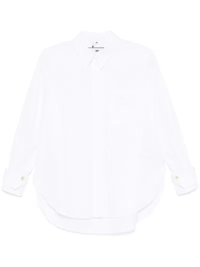 ELISABETTA FRANCHI ELISABETTA FRANCHI EMBROIDERED POPLIN SHIRT