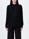 Elisabetta Franchi Embroidered Long-sleeved Shirt In Black