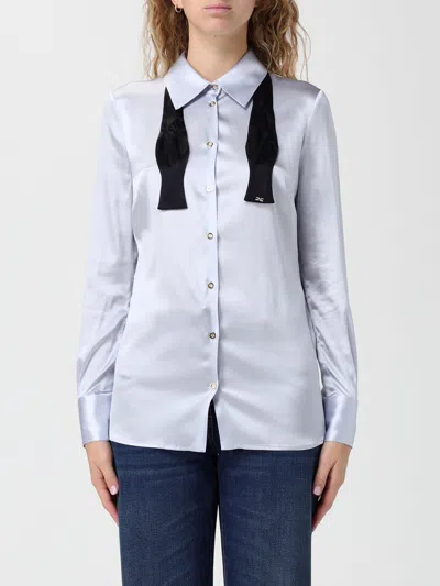 Elisabetta Franchi Shirt  Woman Color Beige In Blue