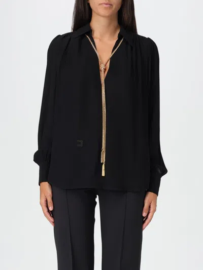 ELISABETTA FRANCHI SHIRT ELISABETTA FRANCHI WOMAN COLOR BLACK,416151002